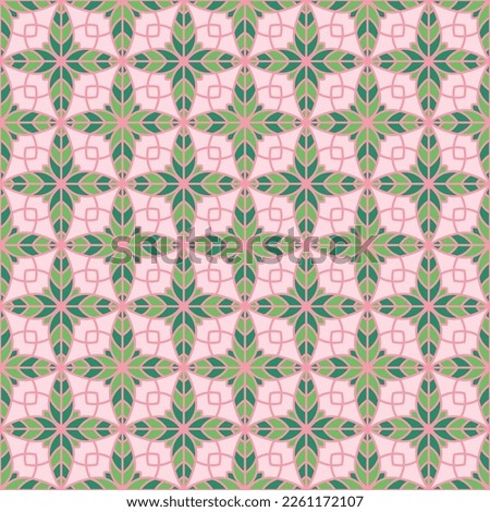 Sophisticated floral geometry seamless vector tile pattern. Ornate geometric patchwork sample ornament. Abstract flower repeating tiling background. English victorian graphical endless pattern