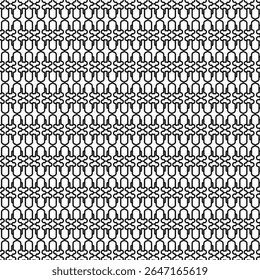 A sophisticated floral-inspired interlocking pattern with arches and clover shapes. Suitable for decorative backgrounds, art, or elegant design projects.
