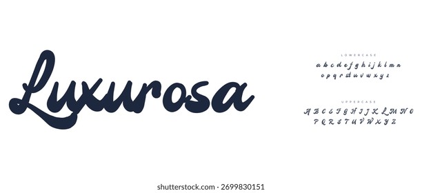 A sophisticated and flowing signature font with luxurious curves and soft contrasts — perfect for elegant invitations, logos, and fashion branding.