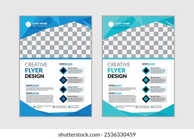 Design sofisticado Flyer para bens e serviços de luxo | Projeto de panfleto de marketing dinâmico para comércio eletrônico e vendas online | Design de Panfleto Criativo para Campanhas de Sensibilização Sem Fins Lucrativos