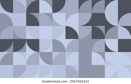 Sophisticated geometric background featuring a seamless pattern of muted blues and grays.  Perfect for modern website design, presentations, or print projects needing a clean, minimalist aesthetic.