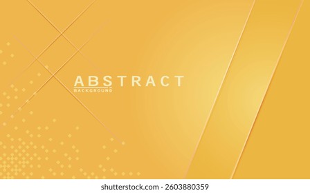 Sophisticated golden gradient backdrop with subtle geometric patterns and layered elements creating a sense of depth and modern elegance, perfect for adding a touch of class