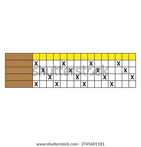 Sophisticated grid patterns. Magnificent yellow Vector. Brown professional backgrounds. Incredible letter illustrations. EPS 10.