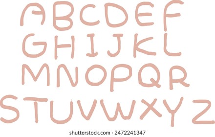 Sofisticado Vector de diseño de fuentes manuscritas. Tipo de letra caligráfica con mayúsculas y minúsculas.