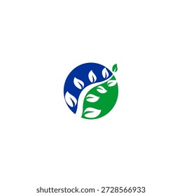 Logotipo sofisticado de la letra O con un árbol elegante con hojas delicadas. Vector Premium para el cuidado de la piel orgánico, spa de lujo, centros de bienestar e identidad de marca botánica.