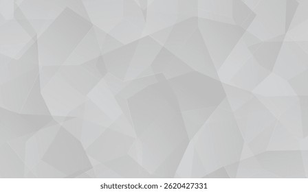 Sofisticado fundo abstrato poligonal cinza claro com sutis gradientes geométricos para projetos modernos, oferecendo linhas limpas e uma sensação contemporânea, perfeita como um pano de fundo neutro