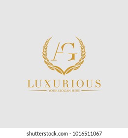 sophisticated luxury logo latter