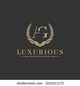 sophisticated luxury logo latter