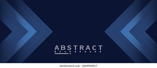 Sophisticated and Minimalist Vector Illustration: Geometric Arrow Shapes for Modern Background Designs in Deep Blue Color Palette for Digital Art and Creative Projects
