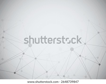 A sophisticated, minimalistic grey geometric network background, showcasing delicate lines and circular nodes. Perfect for business, digital designs, or tech-based projects with a professional aesthet