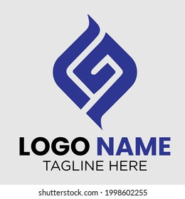 Elemento sofisticado de diseño de logotipo moderno