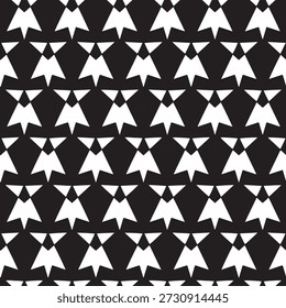 Sofisticado fondo geométrico sin fisuras de Vector monocromo