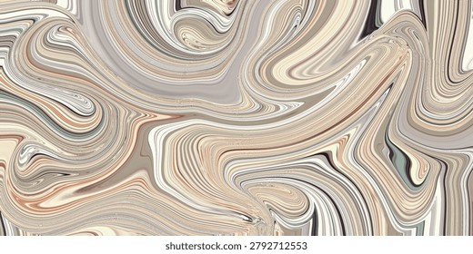 Sophisticated neutral marble composition featuring warm taupe, cream, blush, and stone-inspired fluid movement.