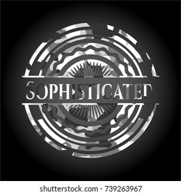 Sophisticated on grey camo pattern