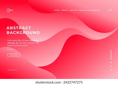 Sophisticated Pink Abstract Waves Background for Web and Advertising, A Minimalist Touch for Modern Designs