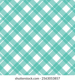 A sophisticated plaid pattern with overlapping diagonal lines, ideal for modern textiles, fashion, interior decor, or digital design projects