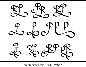 Sophisticated PR Logo: Hand-Lettered Calligraphy for Brands, Premium PR Logo Design