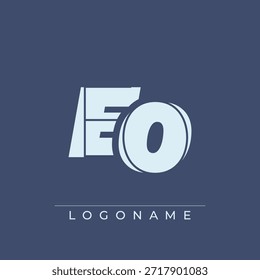 A sophisticated and professional logo design featuring the initials EO in a bold sans serif typeface suitable for various business branding purposes