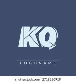 A sophisticated and professional logo design featuring the initials KQ in a bold sans serif typeface suitable for various business branding purposes