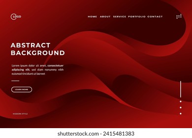 Sophisticated Red 3D Web Abstract Background, Elevate Your Online Presence with a Minimalist and Cutting Edge Design