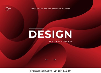 Sophisticated Red 3D Web Abstract Background, Elevate Your Online Presence with a Minimalist and Cutting Edge Design