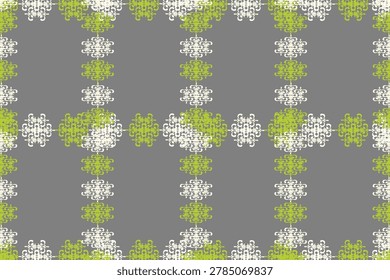 A sophisticated and seamless repeating pattern featuring intricate, traditional Thai-inspired botanical filigree and flowing vine motifs. Rendered in a refined earth-tone palette of rich chocolate umber, warm terracotta orange, and soft ivory, the structured vertical column design offers an elegant cultural aesthetic perfect for luxury wallcoverings, high-end hospitality textiles, and artisanal packaging.