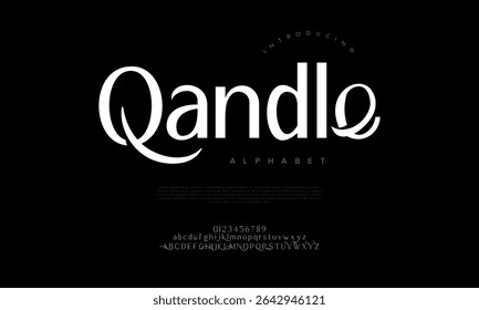 Sofisticada fonte serif com floreios artísticos, ideal para marcas, artigos de luxo e layouts editoriais