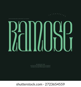 Un sofisticado logotipo serif con líneas limpias y una estética clásica para la identidad de marca profesional y el uso corporativo.