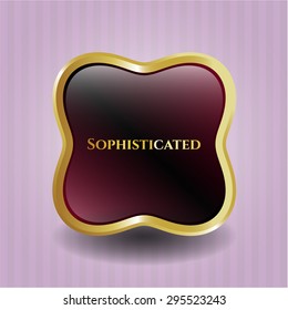 Sophisticated shiny emblem