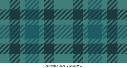 Sophisticated teal and dark teal plaid pattern.  Perfect for textile design, website backgrounds, or fashion projects.  This elegant, textured image evokes feelings of comfort and style.