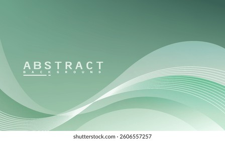 Sophisticated teal gradient backdrop with dynamic flowing lines and subtle linear accents for a modern and elegant visual experience, ideal for diverse design projects