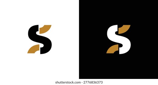 Sophisticated and unique letter S initials logo design