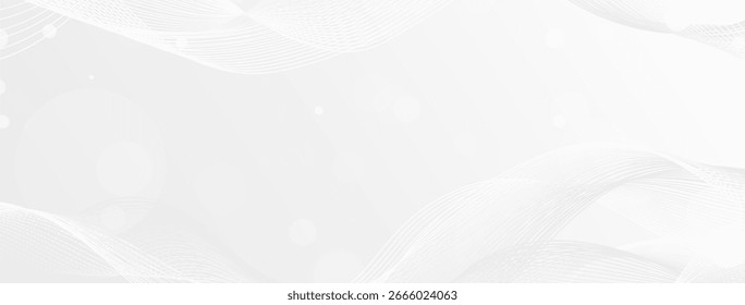 Sophisticated white abstract background with refined geometric patterns suitable for corporate branding