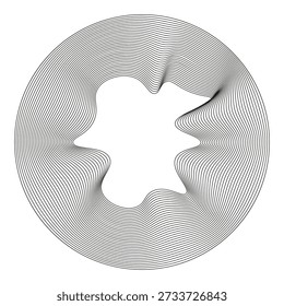 Sophisticatedly circles Vector. Sophisticatedly artistic patterns. Sophisticatedly motion symbols. Geometric visual illustrations.