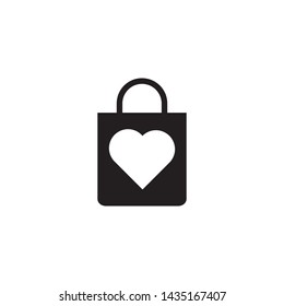 sopping bag icon design template. Trendy style, vector eps 10
