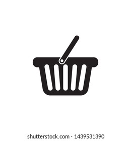 sopping basket icon design template. Trendy style, vector eps 10