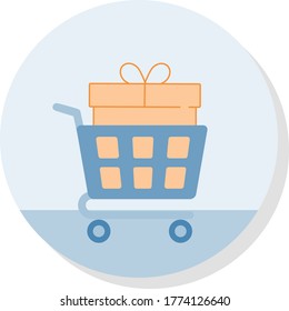 Sopping Cart - eCommerce Flat Icon
