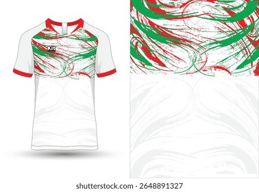 Padrão de design de Jersey de esporte para impressão e sublimação