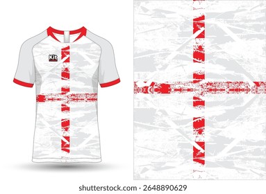 Camisas de futebol de esporte Jersey padrão de design para impressão e sublimação
