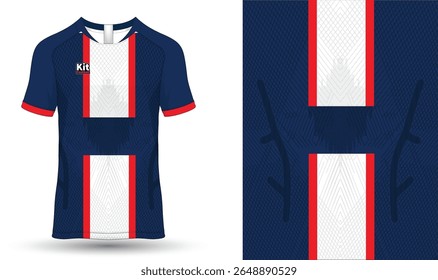 Kit de futebol de camisa de esporte Jersey padrão de design para impressão e sublimação