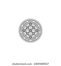 Sorcery Symbol logo or icon design
