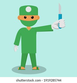 sore throat cartoon of vector illustration 