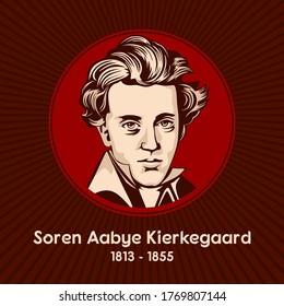 Soren Aabye Kierkegaard (1813 - 1855) was a Danish philosopher, theologian, poet, social critic and religious author.