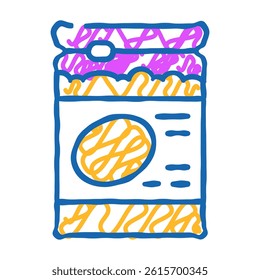 sorghum gluten free doodle icon sketch vector. sorghum gluten free sign. isolated symbol illustration