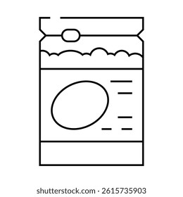 sorghum gluten free line icon vector. sorghum gluten free sign. isolated contour symbol black illustration