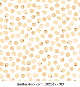 Sorghum vector cartoon seamless pattern for template farmer market design, label and packing. Natural energy protein organic super food.