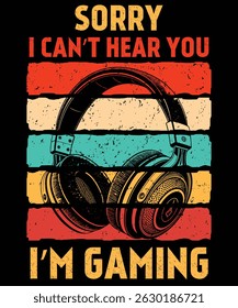 Desculpe, não estou ouvindo Eu sou um design gráfico de jogos