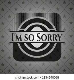 I'm so Sorry dark emblem. Retro