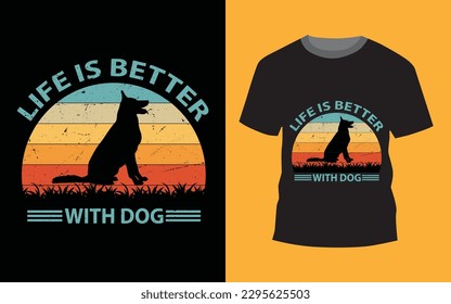 Sorry i'm late my dog was sitting on me best typography t shirt design