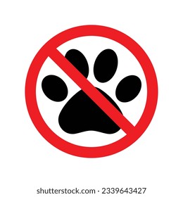 Perdón por no permitir la señal de mascotas 
